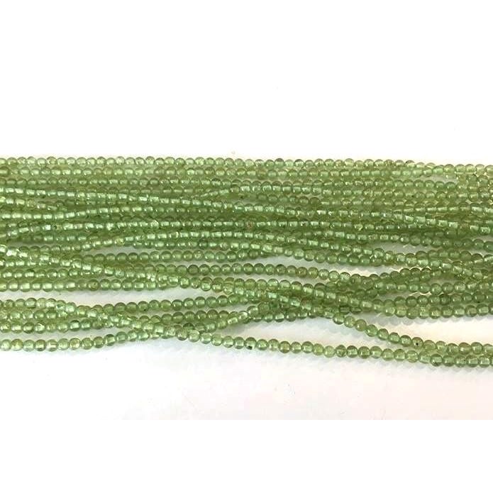 3 mm Peridot 1/1 streng